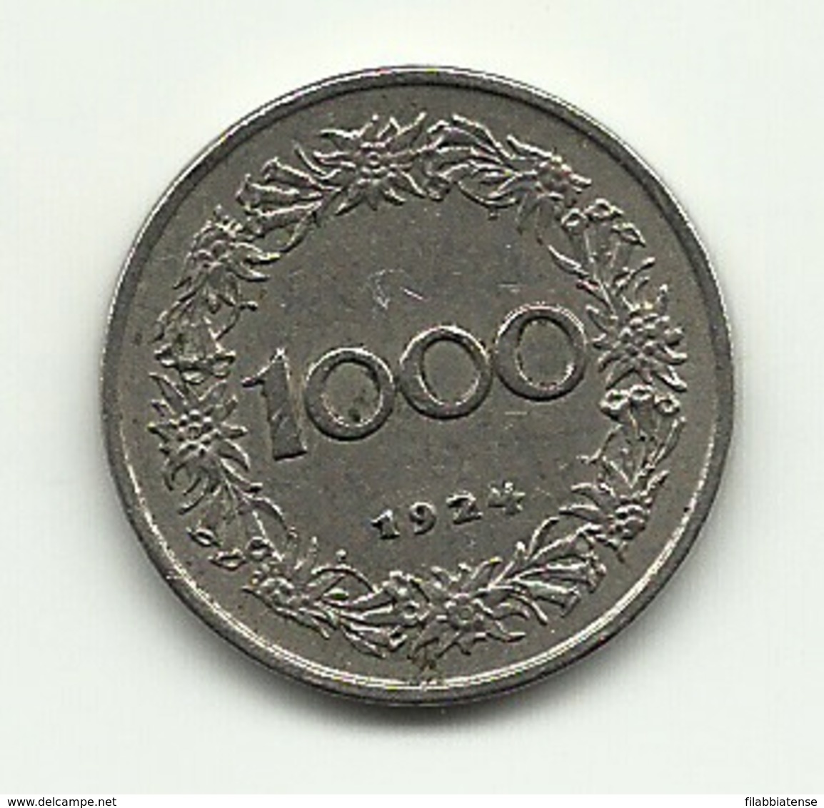 1924 - Austria 1.000 Kronen ---- - Austria