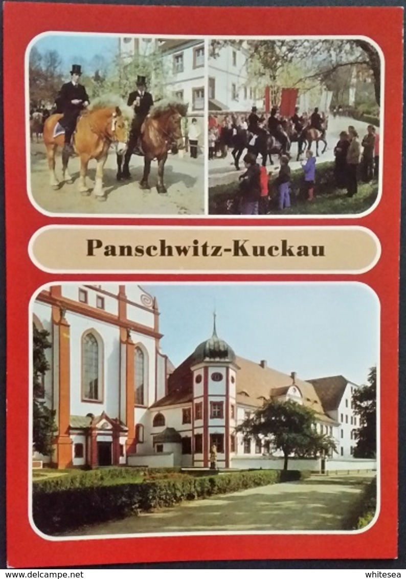 Ak DDR -  Panschwitz - Kuckau - Ortsansichten - Pferde - Panschwitz-Kuckau