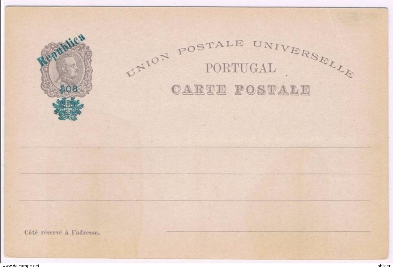 Portugal, 1898, Bilhete Postal Centenário Da India - Unused Stamps