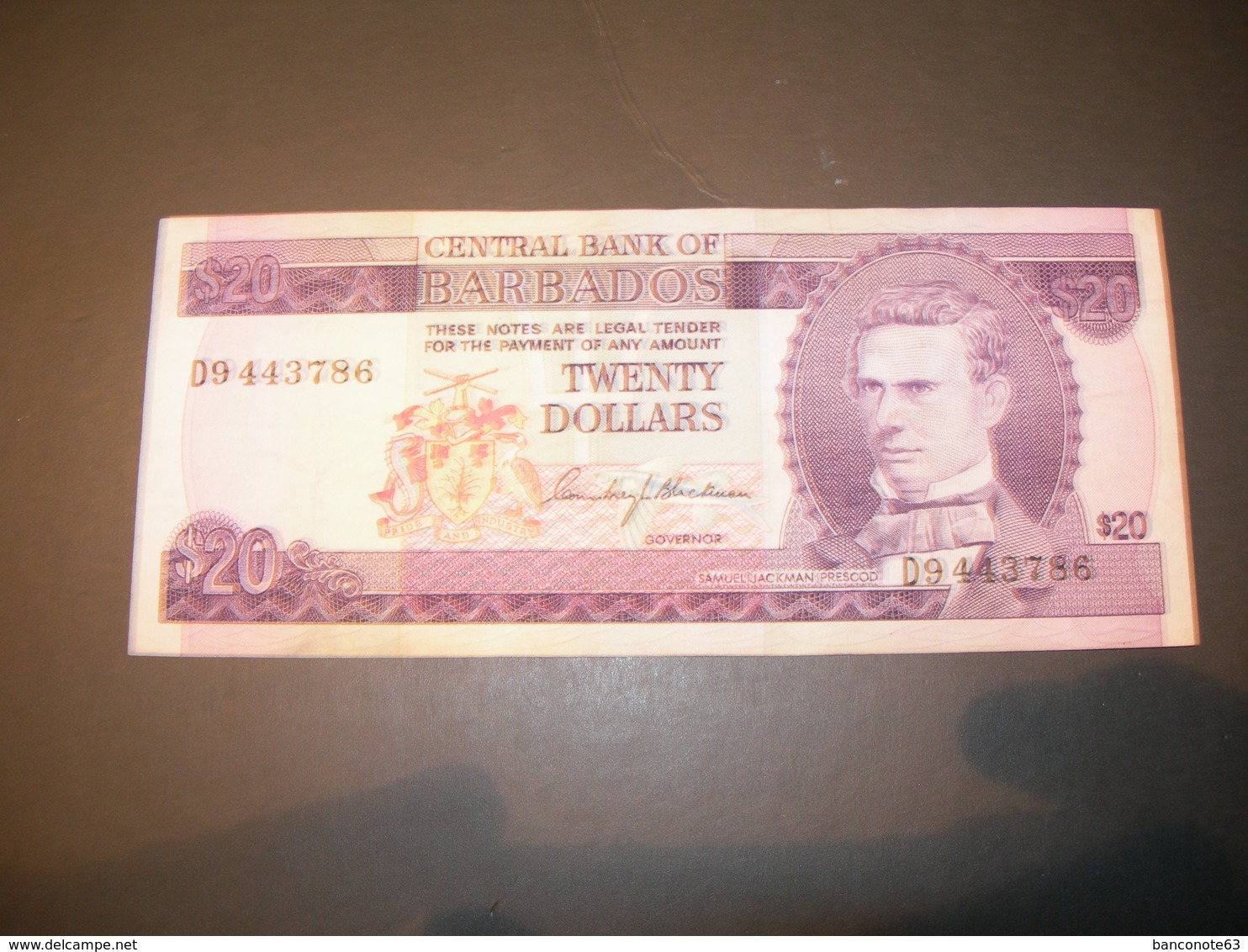 Barbados  20 Dollars - Barbades