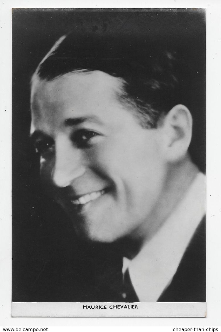 Maurice Chevalier - Plain Back - Actors