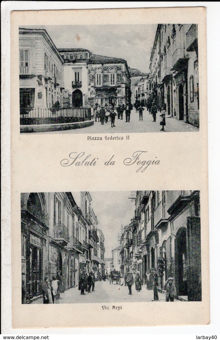 Cpa Carte Postale Ancienne - Saluti Da Foggia - Cerignola