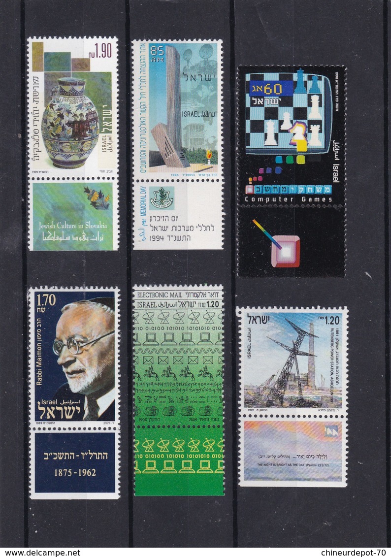 Timbres Israel Neufs * Charnière * - Collections, Lots & Series