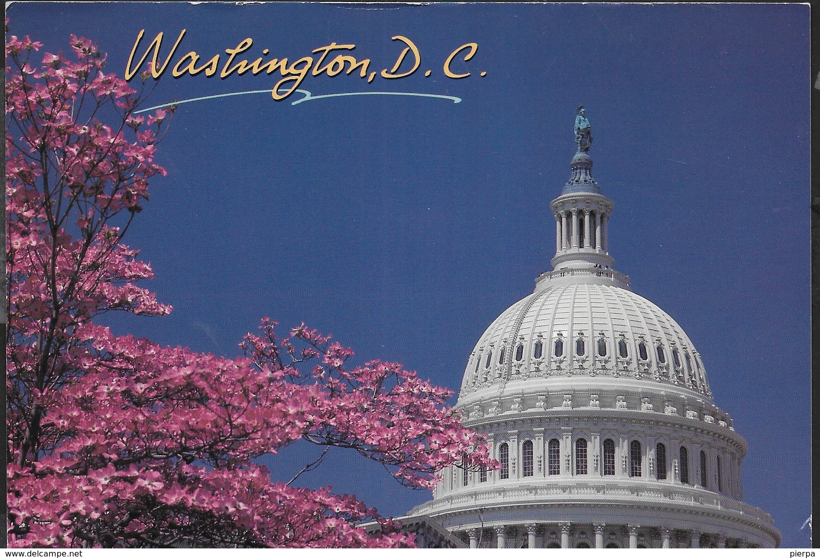 U.S.A. - WASHINGTON , D.C. - VEDUTA - FORMATO GRANDE 17X12 - VIAGGIATA - Washington DC