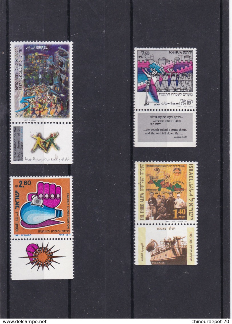 Timbres Israel Neufs * Charnière * - Lots & Serien