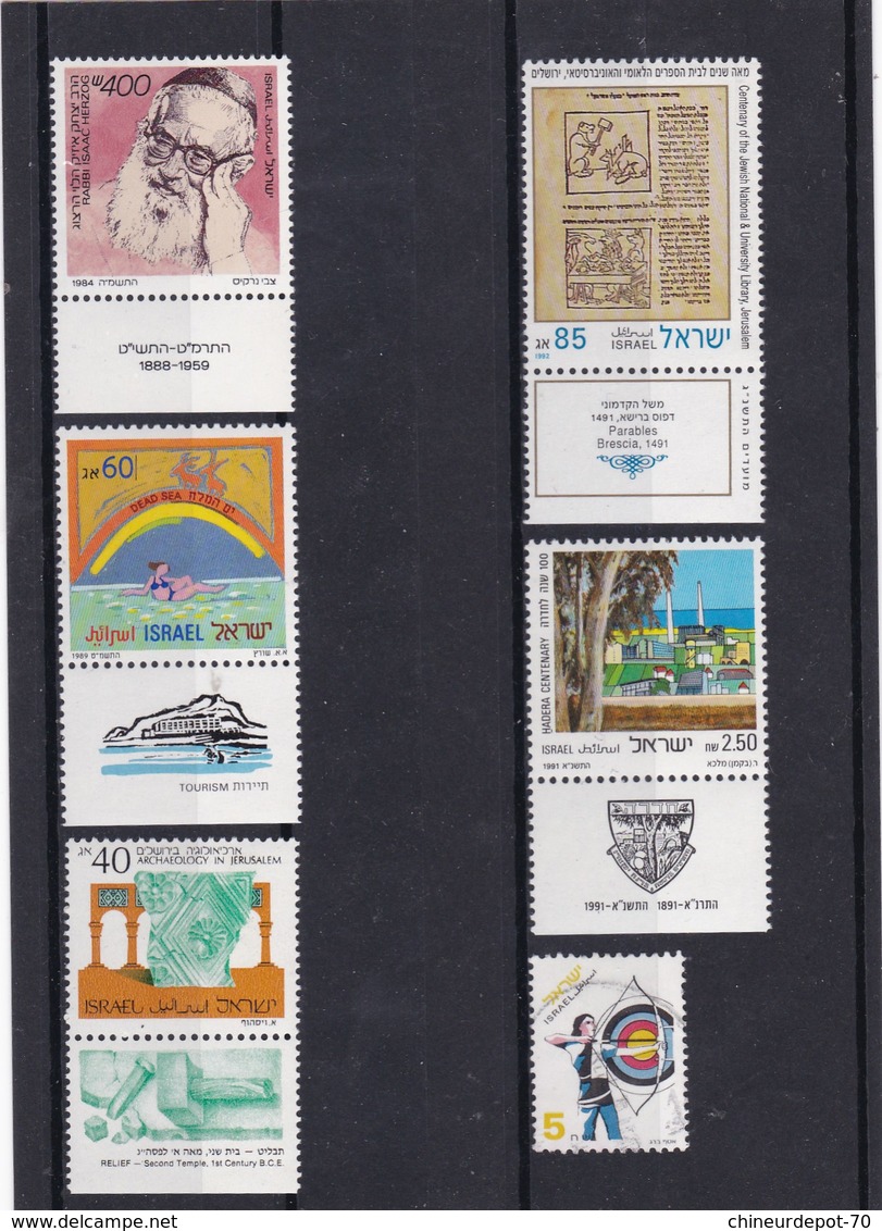 Timbres Israel Neufs * Charnière * - Collections, Lots & Séries