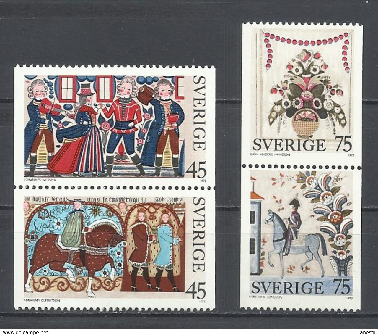 Suecia. 1973. Navidad. - Unused Stamps