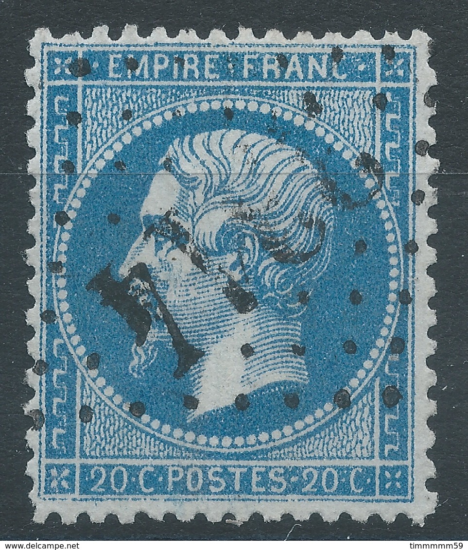 Lot N°45111  Variété/n°22, Oblit GC 3314 Saudrupt, Meuse (53), Ind 3, Filets NORD En Parti Doublé Et SUD - 1862 Napoléon III.