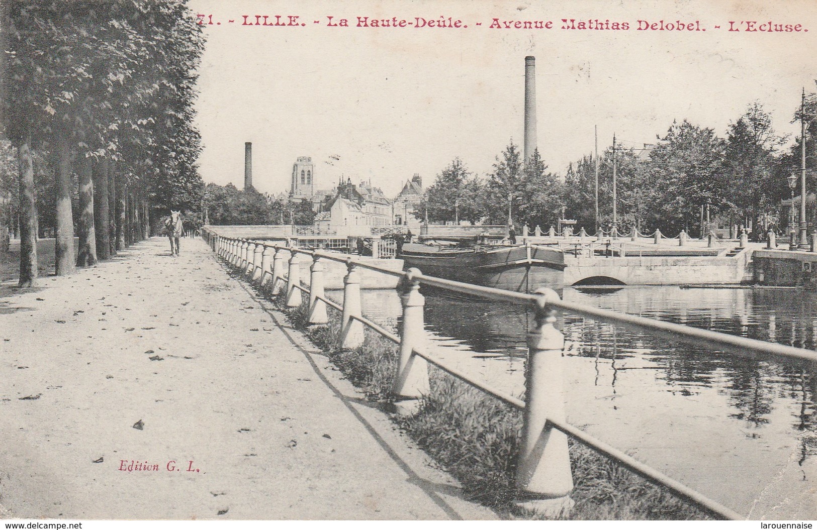 59 - LILLE - La Haute Deùle - Avenue Mathias Delobel - L' Ecluse - Lille