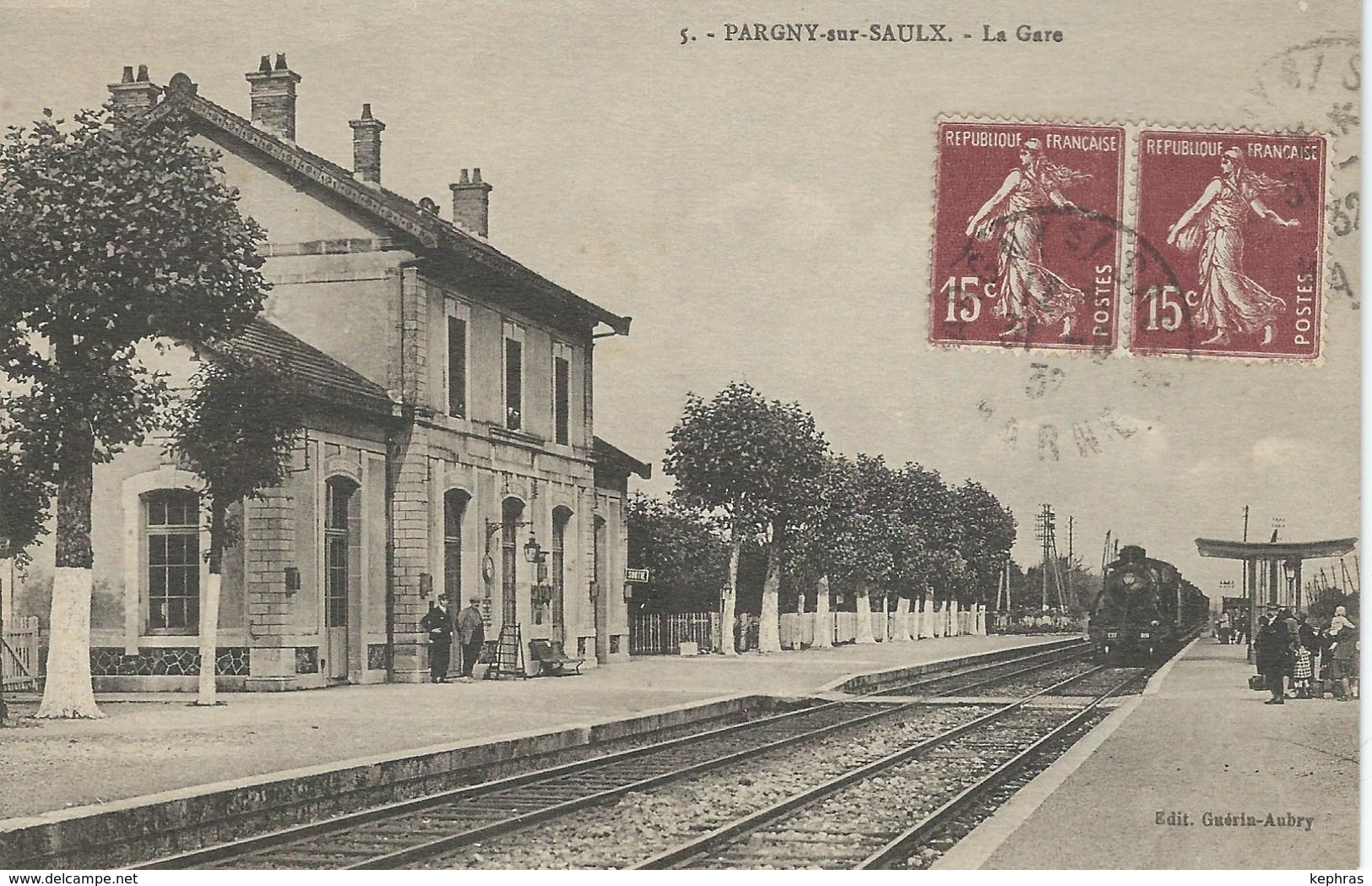 5. - PARGNY-SUR-SAULX : La Gare - Cachet De La Poste 1932 - Pargny Sur Saulx