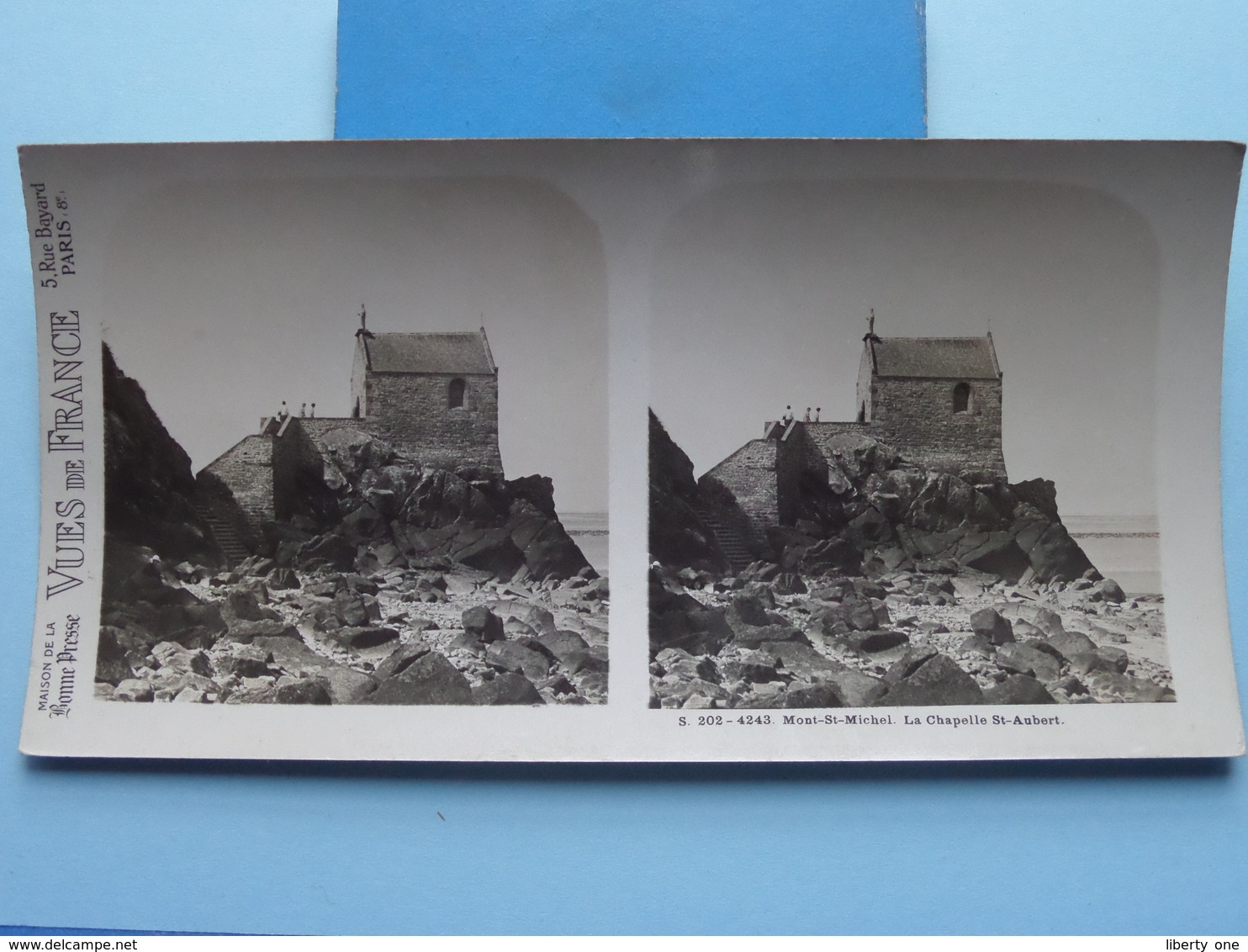 SAINT-MALO : Le Chapelle St. Aubert : S. 202 - 4243 ( Maison De La Bonne Presse VUES De FRANCE ) Stereo Photo ! - Photos Stéréoscopiques