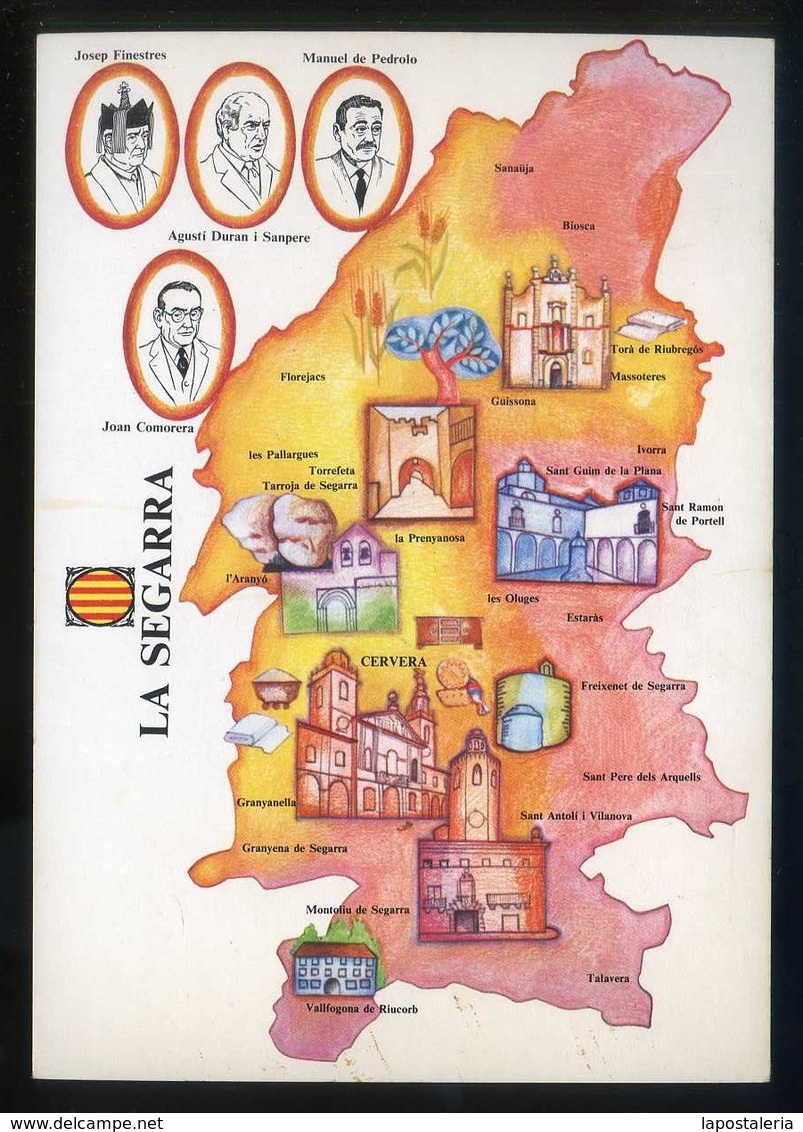 *La Segarra* CCC 1977. Campanya Identificació Del Territori. Nueva. - Mapas
