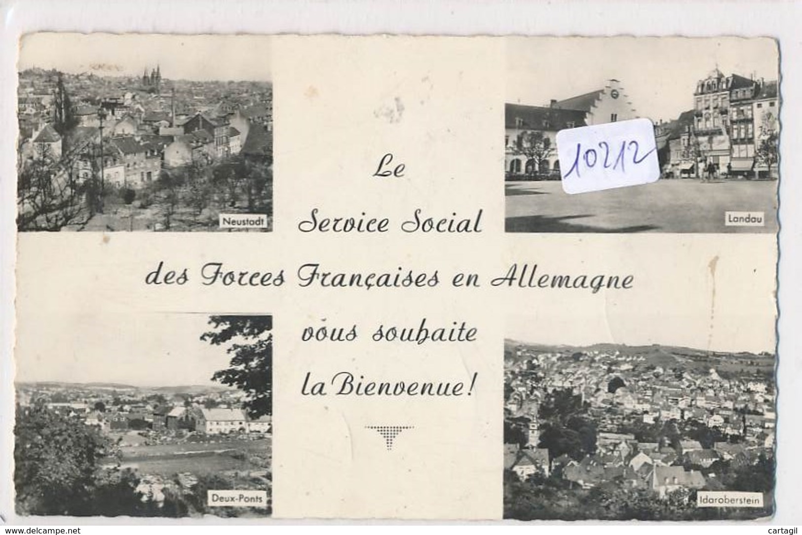 12CP  Forces Françaises En Allemagne (Militaria) ( Scans RV Pour  Catégorie, Nature,  Détailsn  état...)--Envoi Gratuit - 5 - 99 Cartes