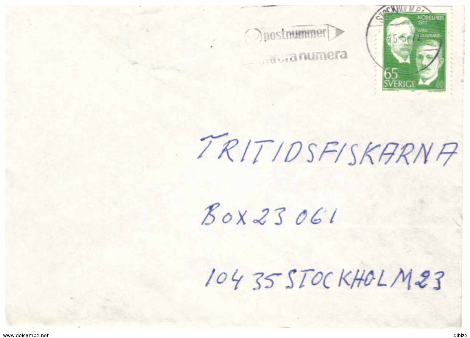 Sweden. Letter. Stamps And Postmark. 1972 - 1930- ... Coil Stamps II