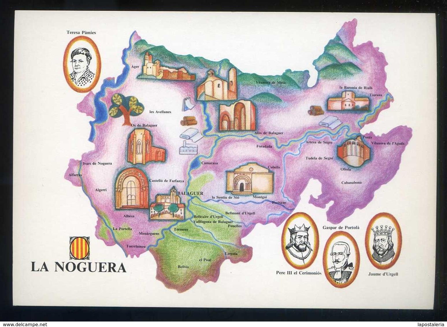 *La Noguera* CCC 1977. Campanya Identificació Del Territori. Nueva. - Mapas