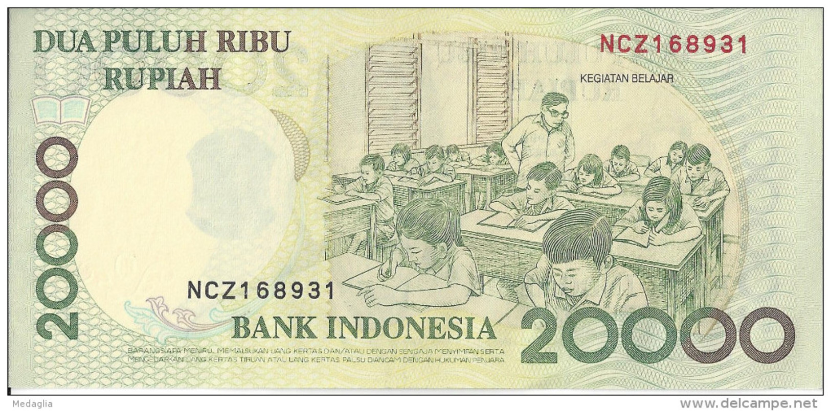 INDONESIE - 20000 Rupiah 1998/1999 - UNC - Indonésie