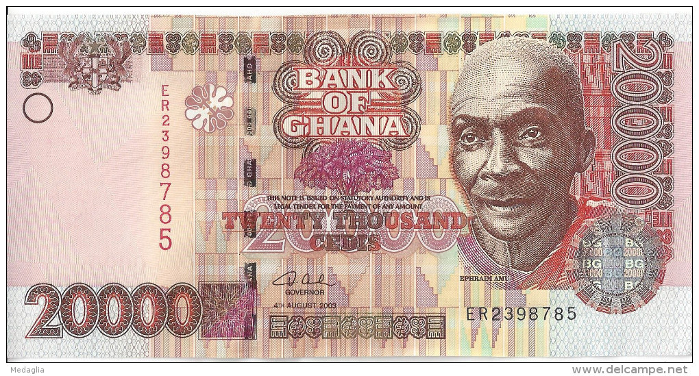 GHANA - 20000 Cedis 2003 - UNC - Ghana