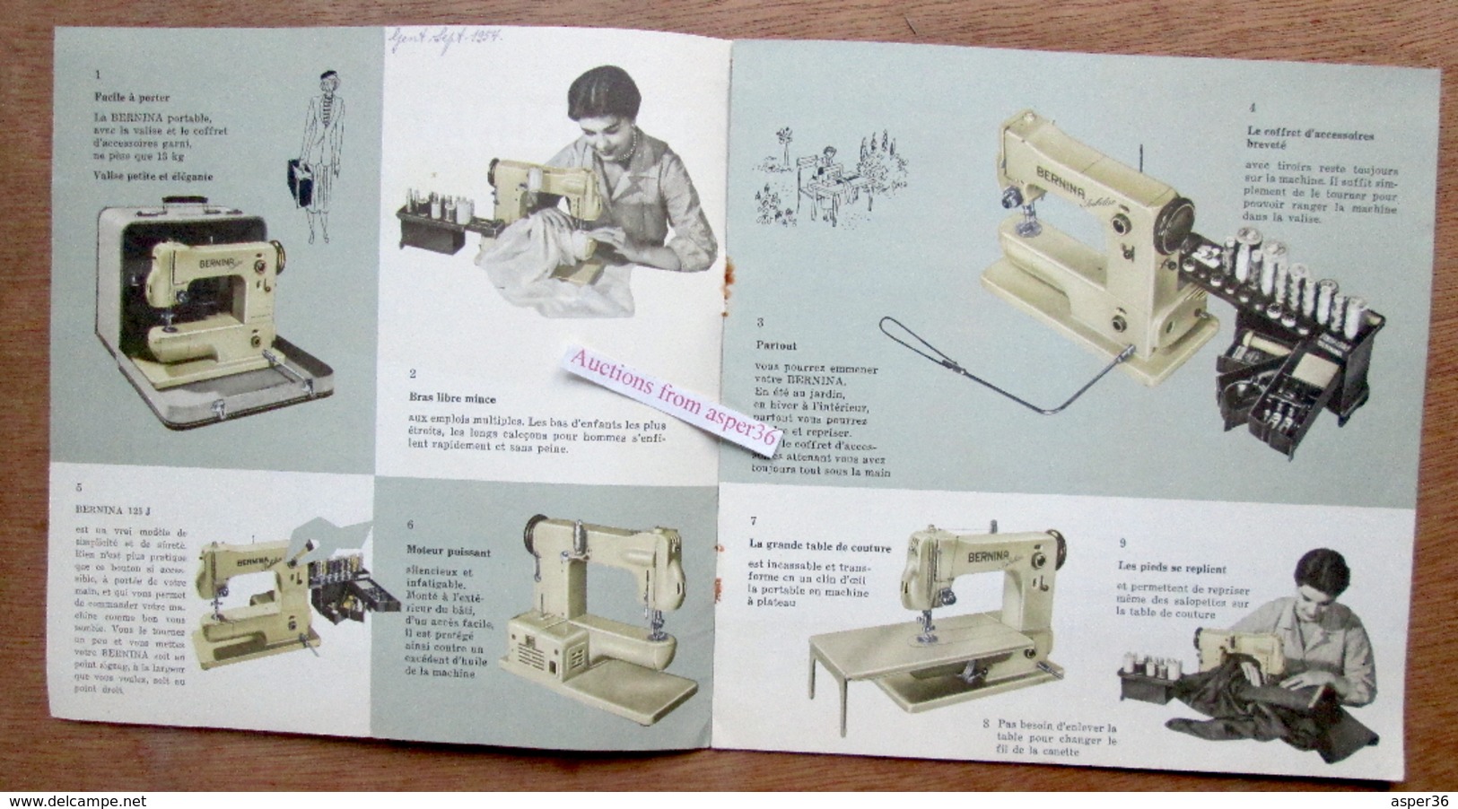 Brochure "Machine à Coudre "Bernina" - Collections