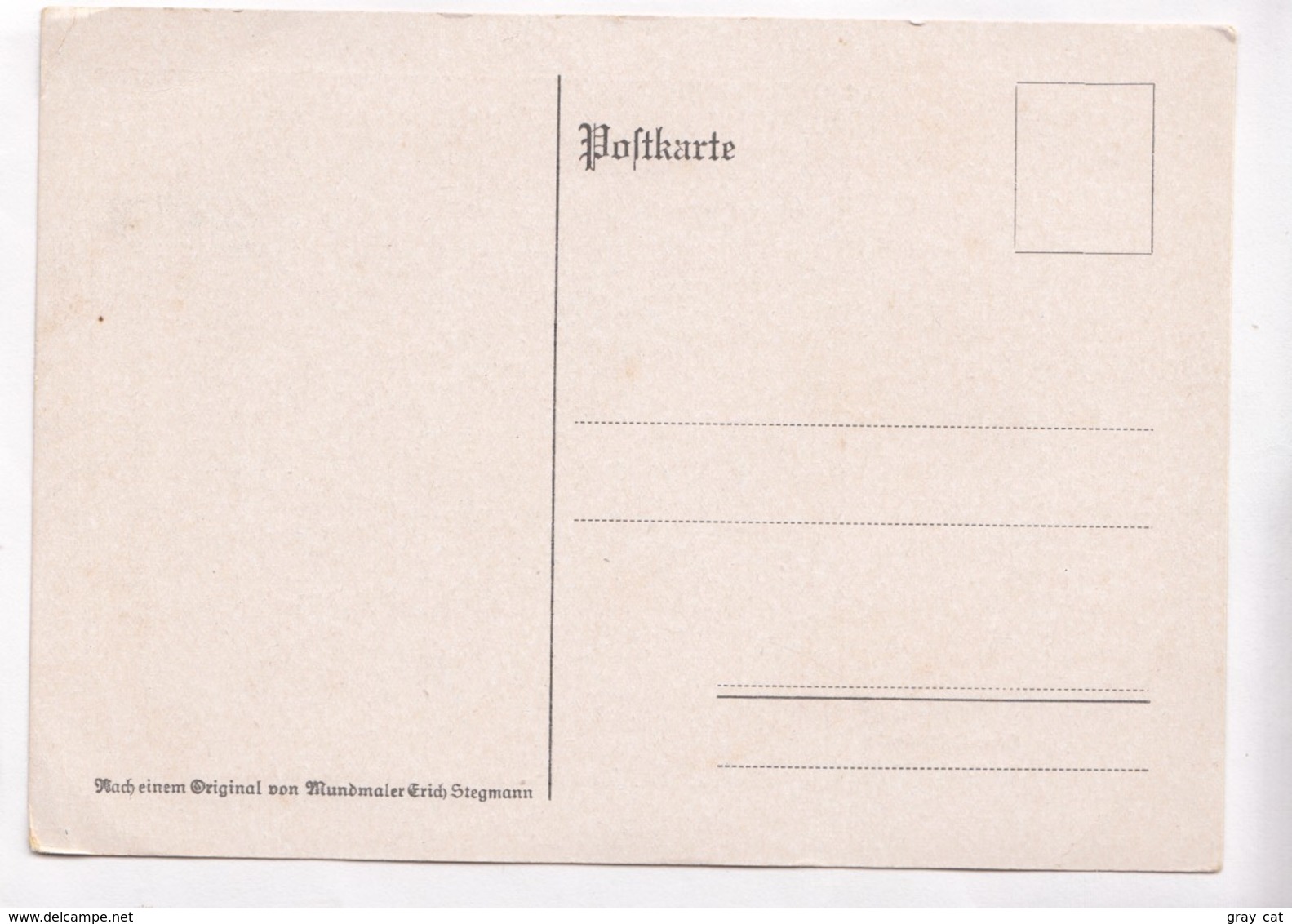 Erich Stegmann, Im Allgäu, Unused Postcard [22296] - Paintings