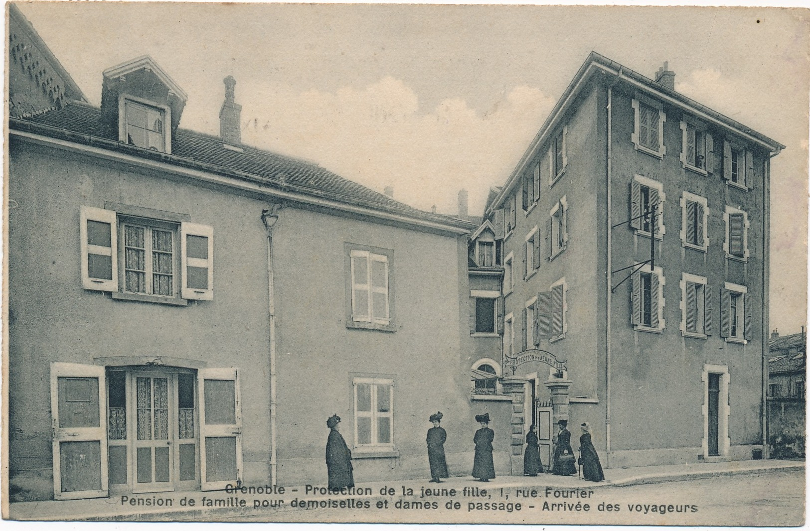 H197 - 38 - GRENOBLE - Isère - Protection De La Jeune Fille - 1 Rue Fourier - Arrivée Des Voyageurs - Grenoble