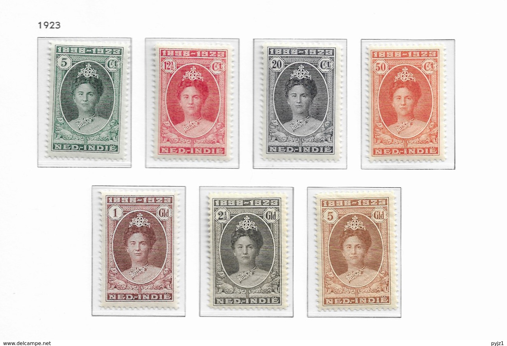 1923 MNH Nederlands Indië, Jubileum Postfris - Niederländisch-Indien