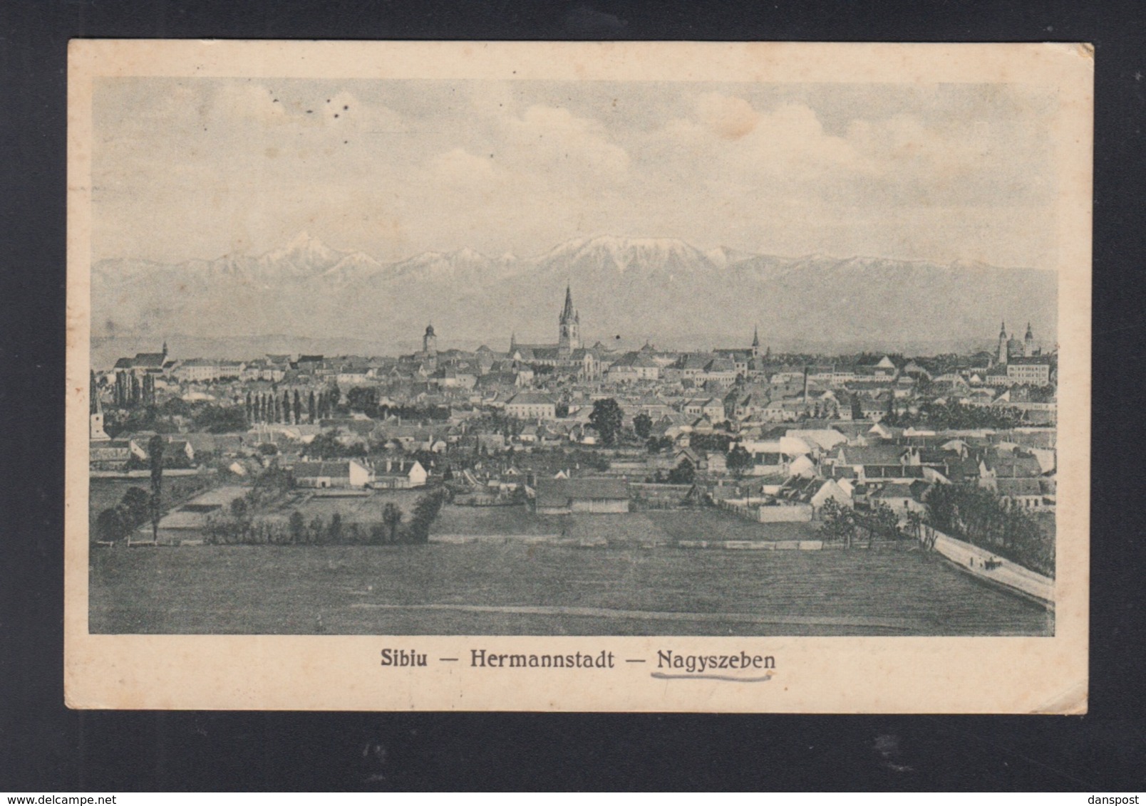 Romania PPC Sibiu Hermannstadt 1932 - Roumanie