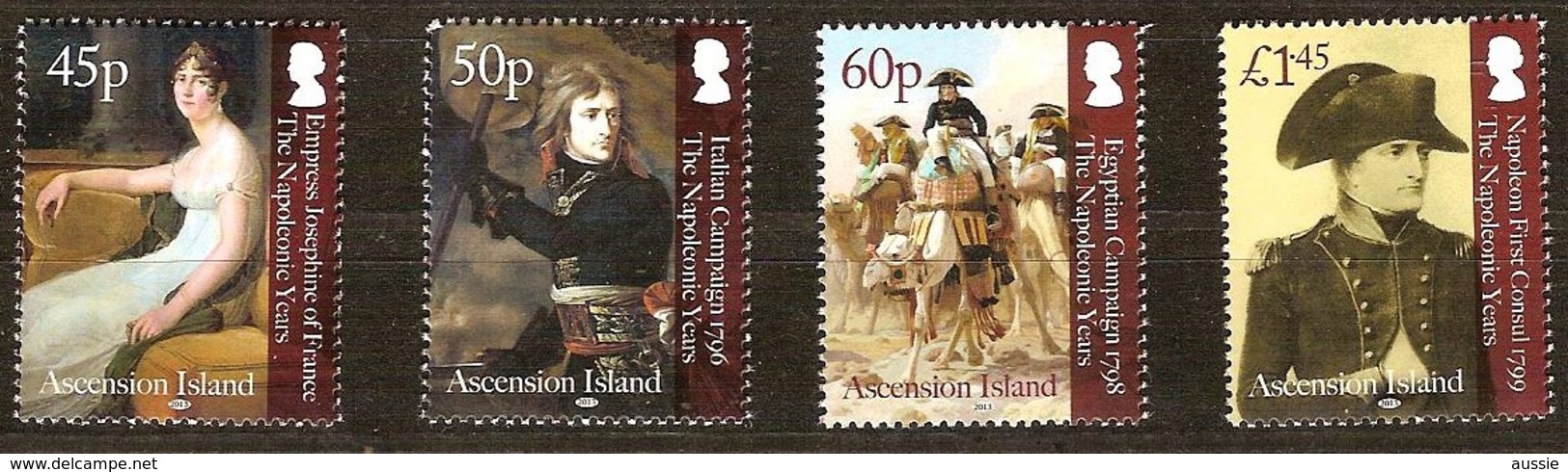 Ascension 2013 Yvertn° 1087-1090 *** MNH  Napoléon - Ascension (Ile De L')