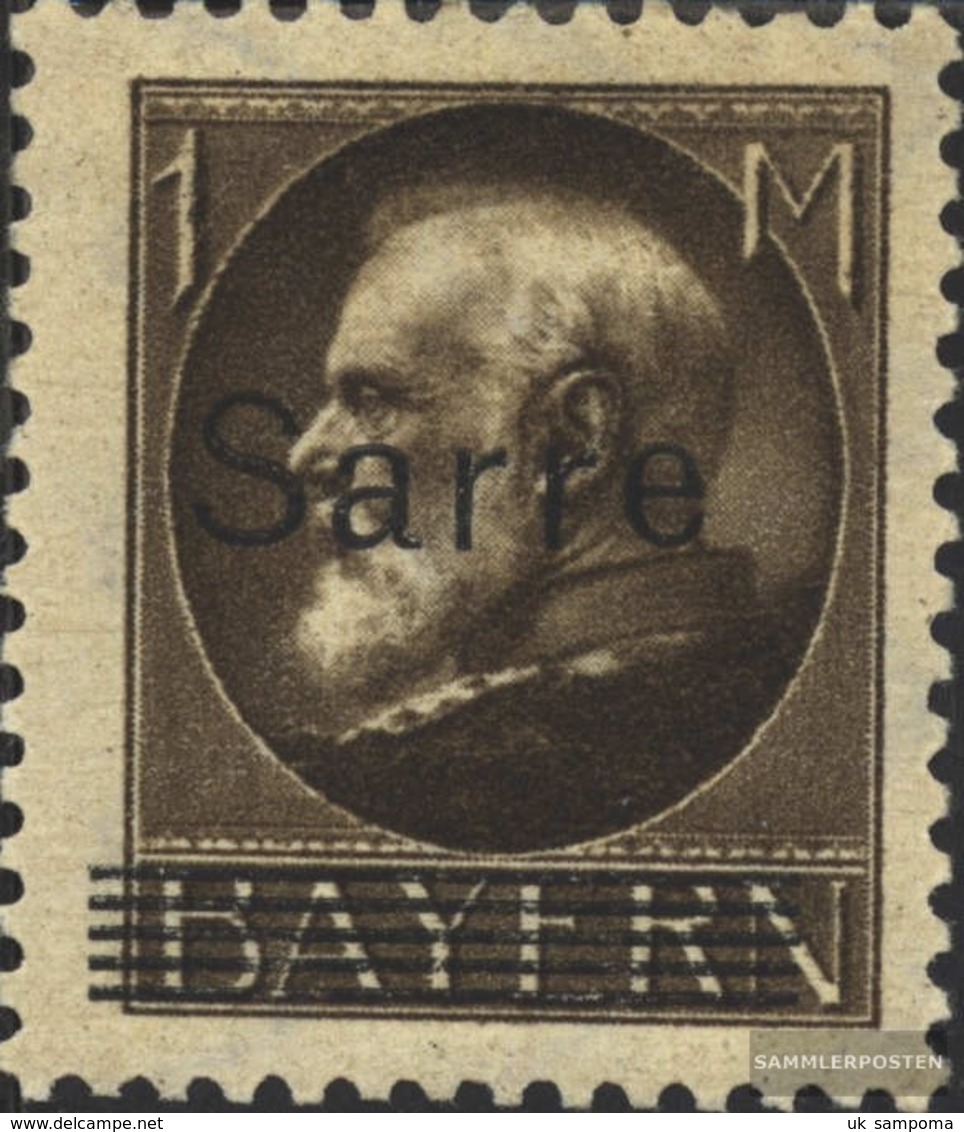 Saar 27 With Hinge 1920 King Ludwig - Unused Stamps
