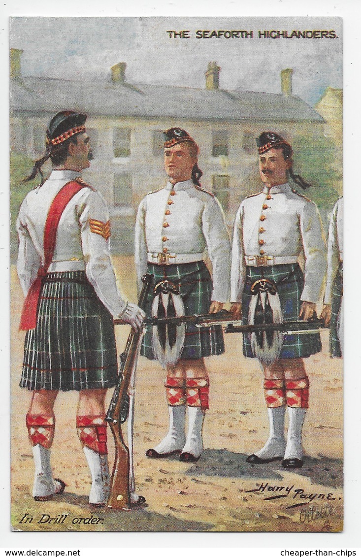 Harry Payne - The Seaforth Highlanders  - Tuck Oilette 9885 - Other & Unclassified