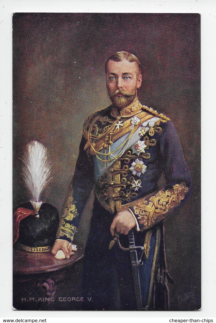 H.M. King George V  - Tuck Oilette 9822 - Royal Families