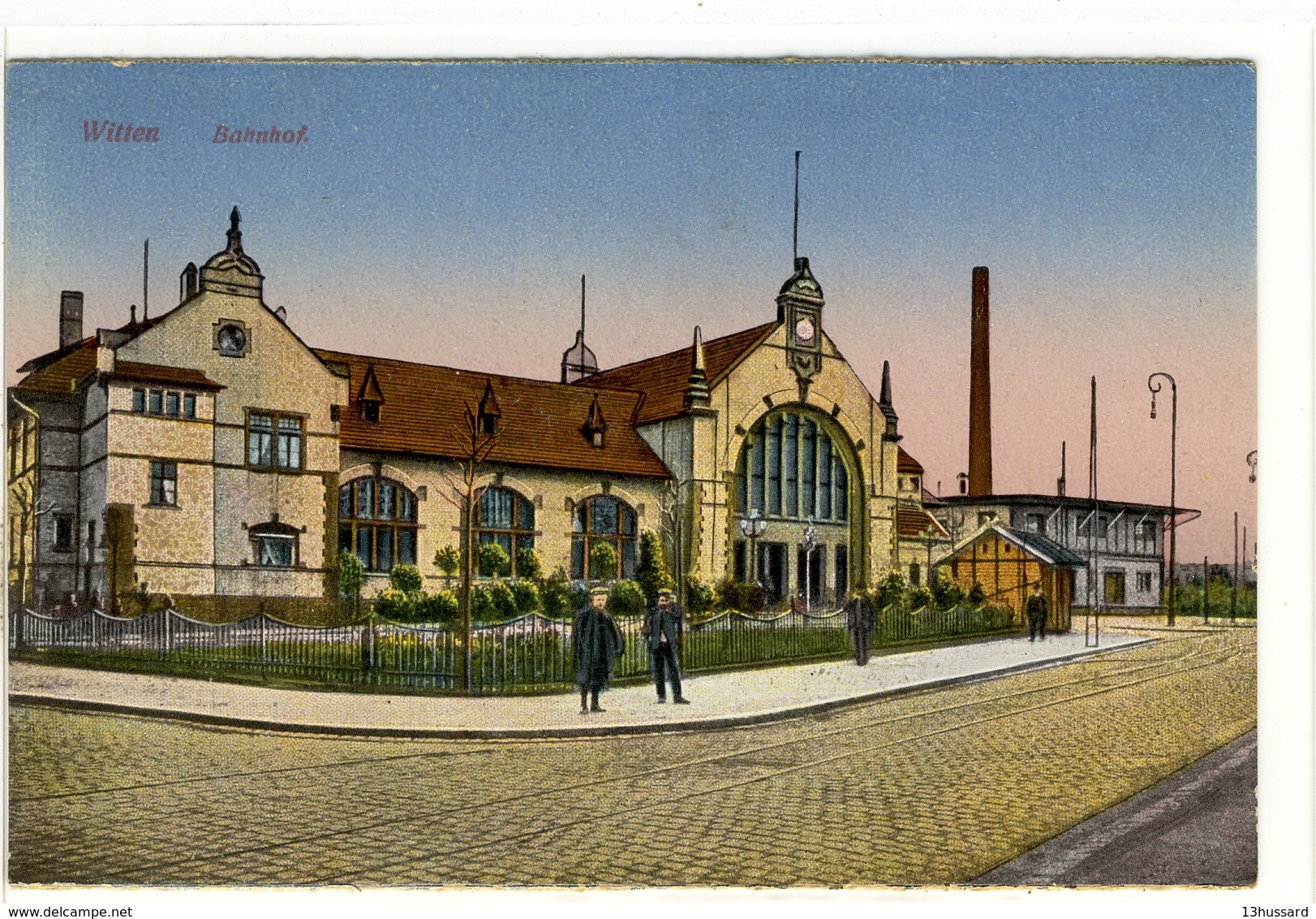 Carte Postale Ancienne Witten - Bahnhof - Gare - Witten