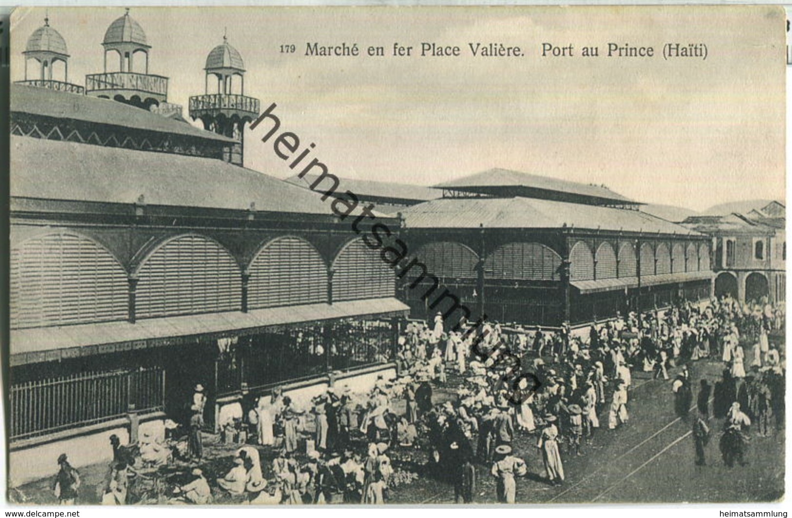 Haiti - Port Au Prince - Marche En Fer Place Valiere - Verlag Pharmacie Central D'Haiti - Sonstige & Ohne Zuordnung