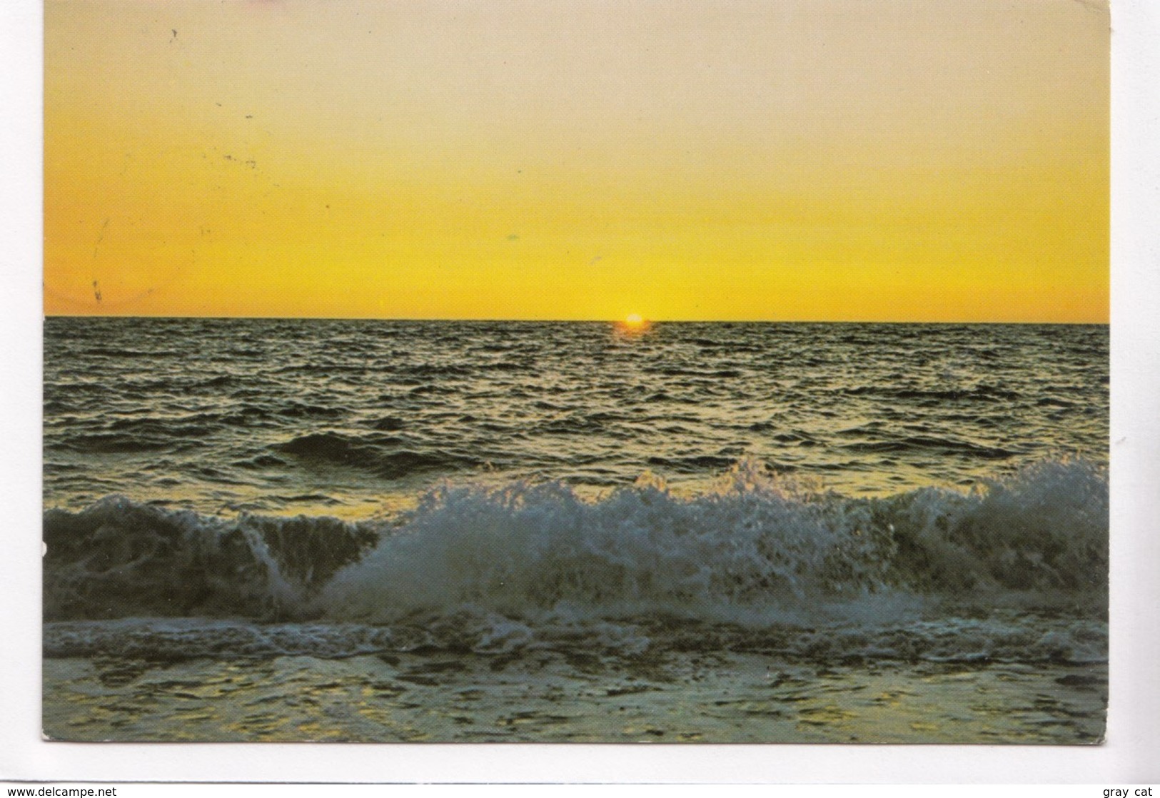 Denmark, Vesterhavet, The North Sea, 1979 Used Postcard [22301] - Denmark