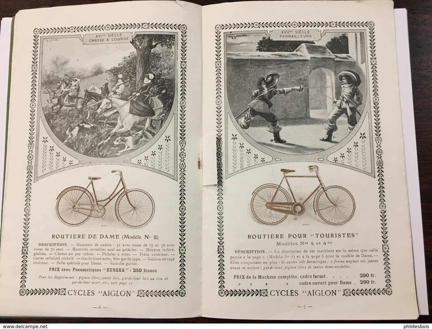 ARGENTEUIL   CATALOGUE Publicitaire 1911 CYCLES AIGLON BICYCLETTES , VELOS , PUBLICITE - Publicités