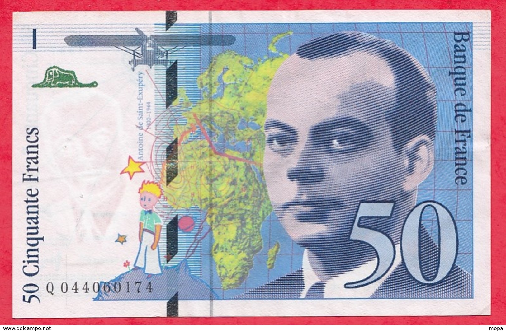 50 Francs "St Exupéry" 1997----VF/SUP---n° Q 044060174 - 50 F 1992-1999 ''St Exupéry''