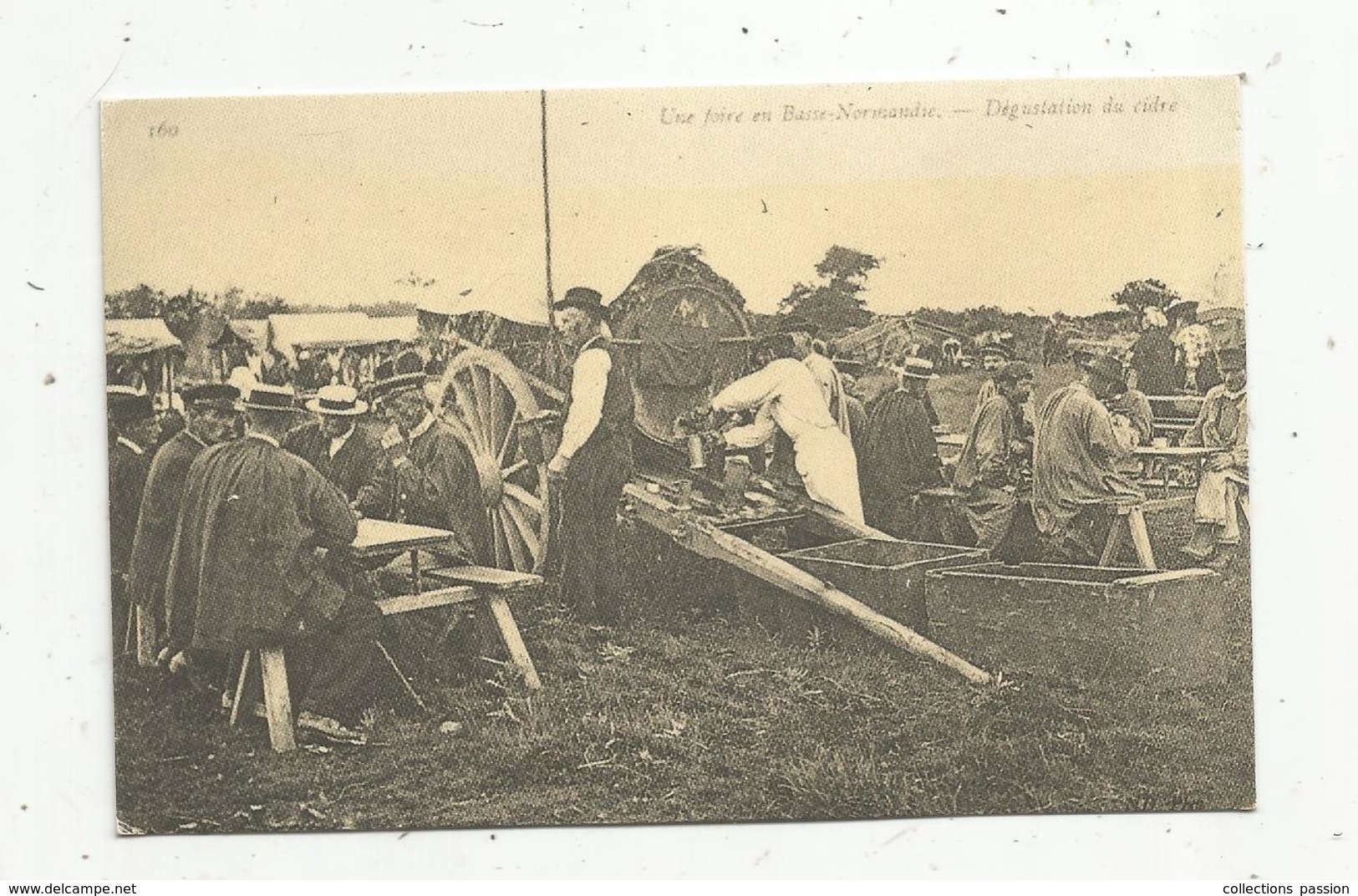 Cp, Reproduction ,  , Commerce , Une Foire En BASSE NORMANDIE ,vierge ,ed. Cecodi - Kirmes