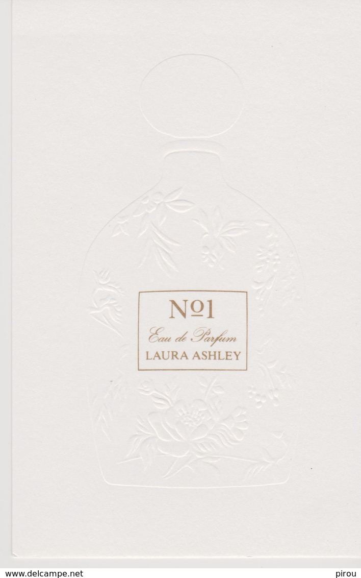 2 CARTES PARFUMEUR  LAURA ASHLEY - Autres & Non Classés