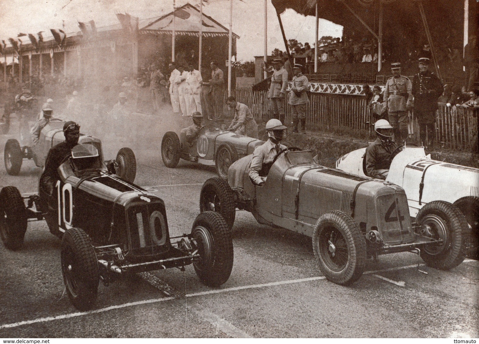 Grand Prix De Dieppe 1934  -  The E.R.A.'s Of Mays, Seaman And Fairfield  -  15x10cms PHOTO - Grand Prix / F1