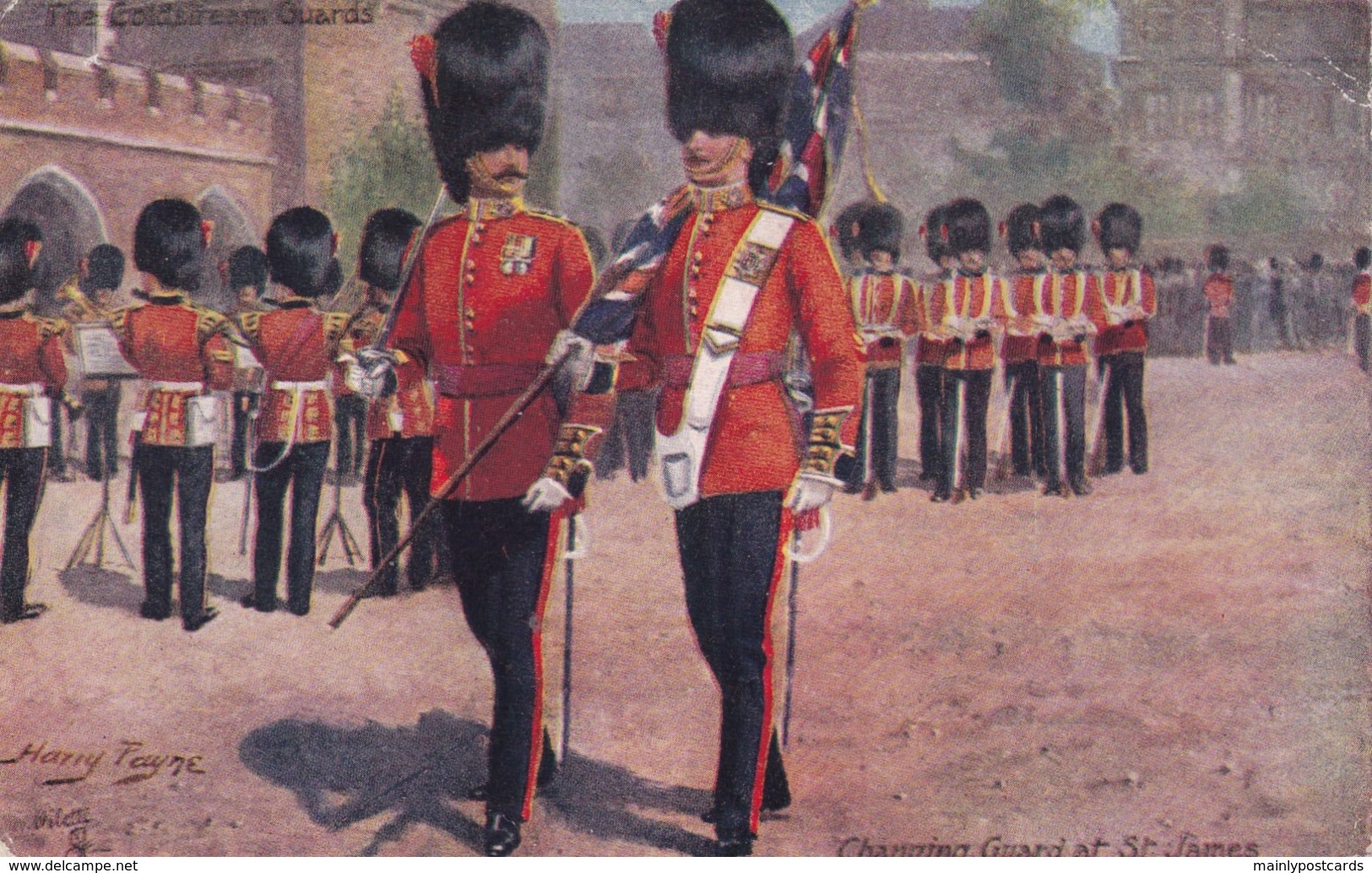 AM21 Harry Payne Postcard, Changing The Guards At St. James - Other & Unclassified