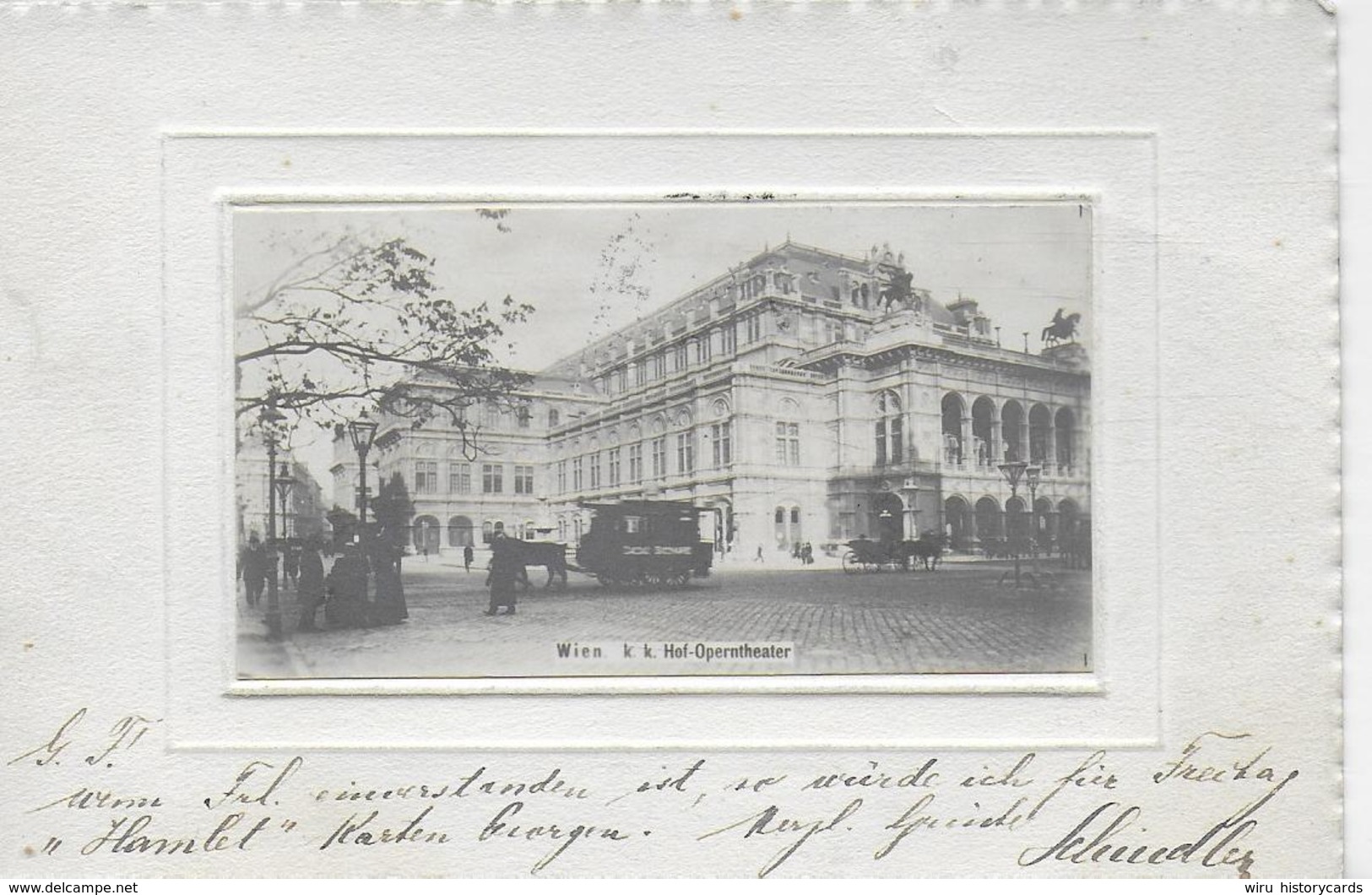 AK 0084  Wien - K. K. Hof-Operntheater Um 1901 - Wien Mitte