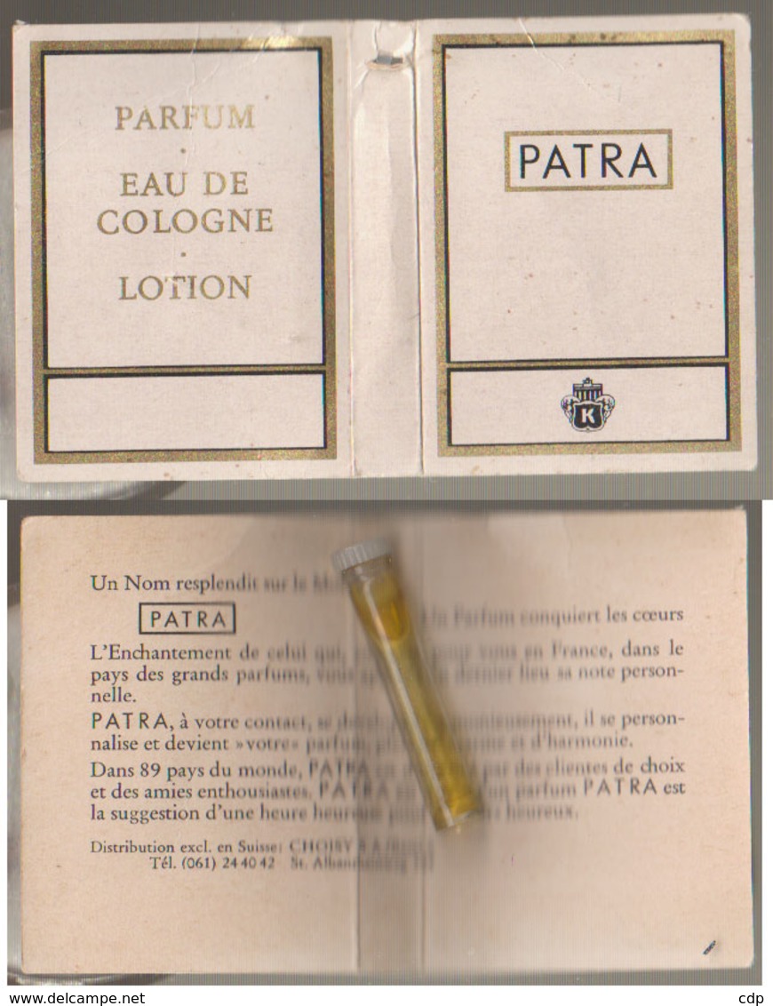 échantillon Parfum Patra - Autres & Non Classés