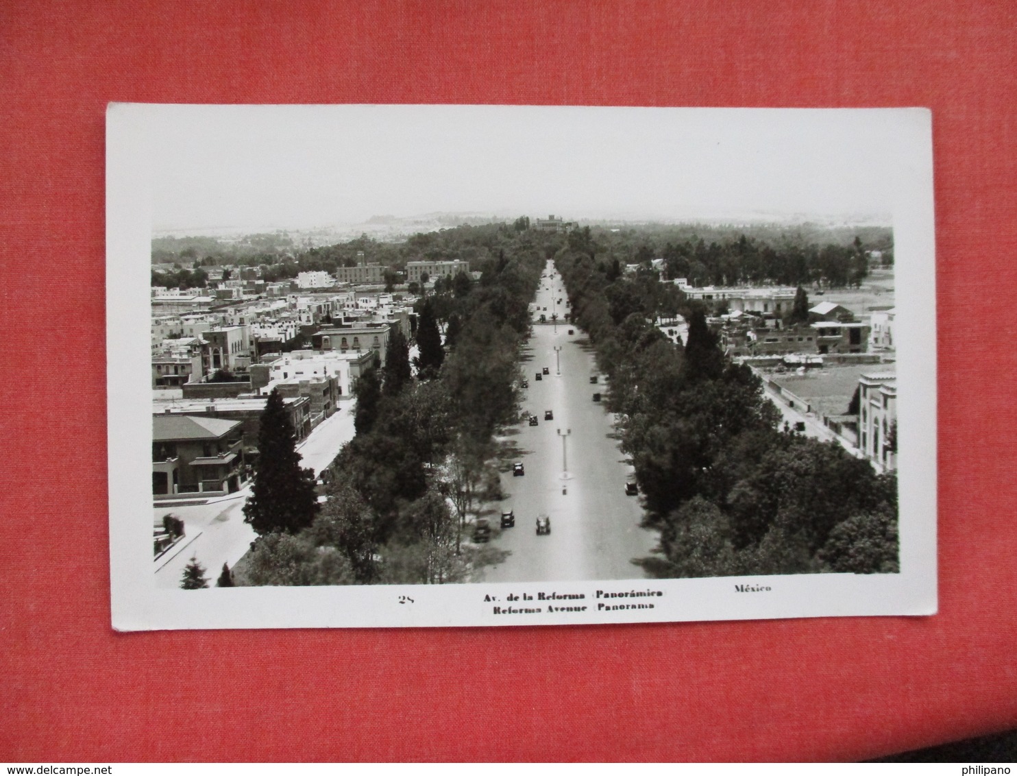 Mexico  RPPC  Reforma Avenue    Ref. 3080 - Mexique