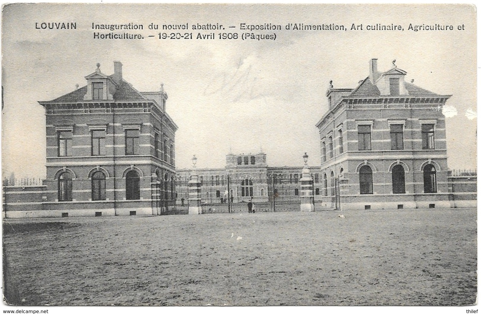 Louvain NA74: Inauguration Du Nouvel Abattoir... 1908 - Leuven