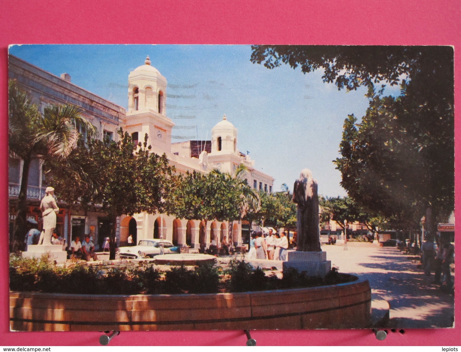 Porto Rico - San Juan - Old City Hall Building And Baldorioty Square - Joli Timbre USA 1956 - Scans Recto-verso - Puerto Rico