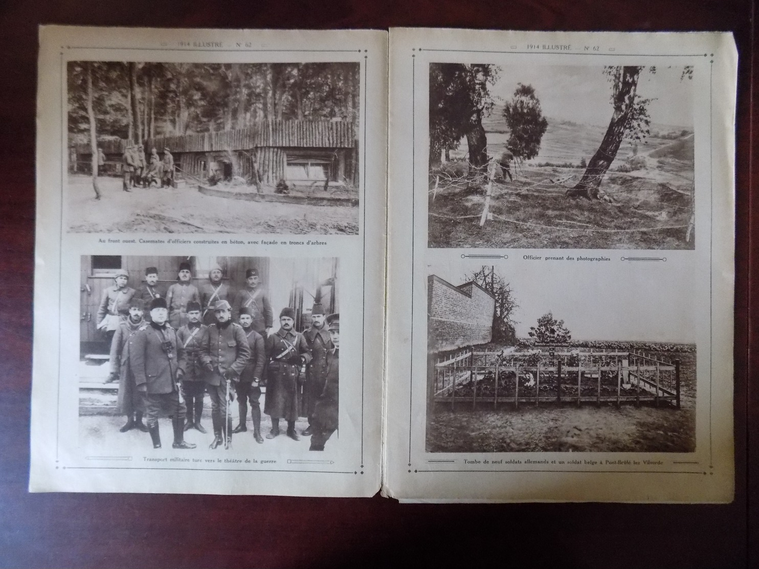 1914 Illustré N° 62 Wilna - Pont-Brûlé Lez Vilvorde - Hiver En Russie - Gorlice - Gand Monument Van Eyck... - Oorlog 1914-18