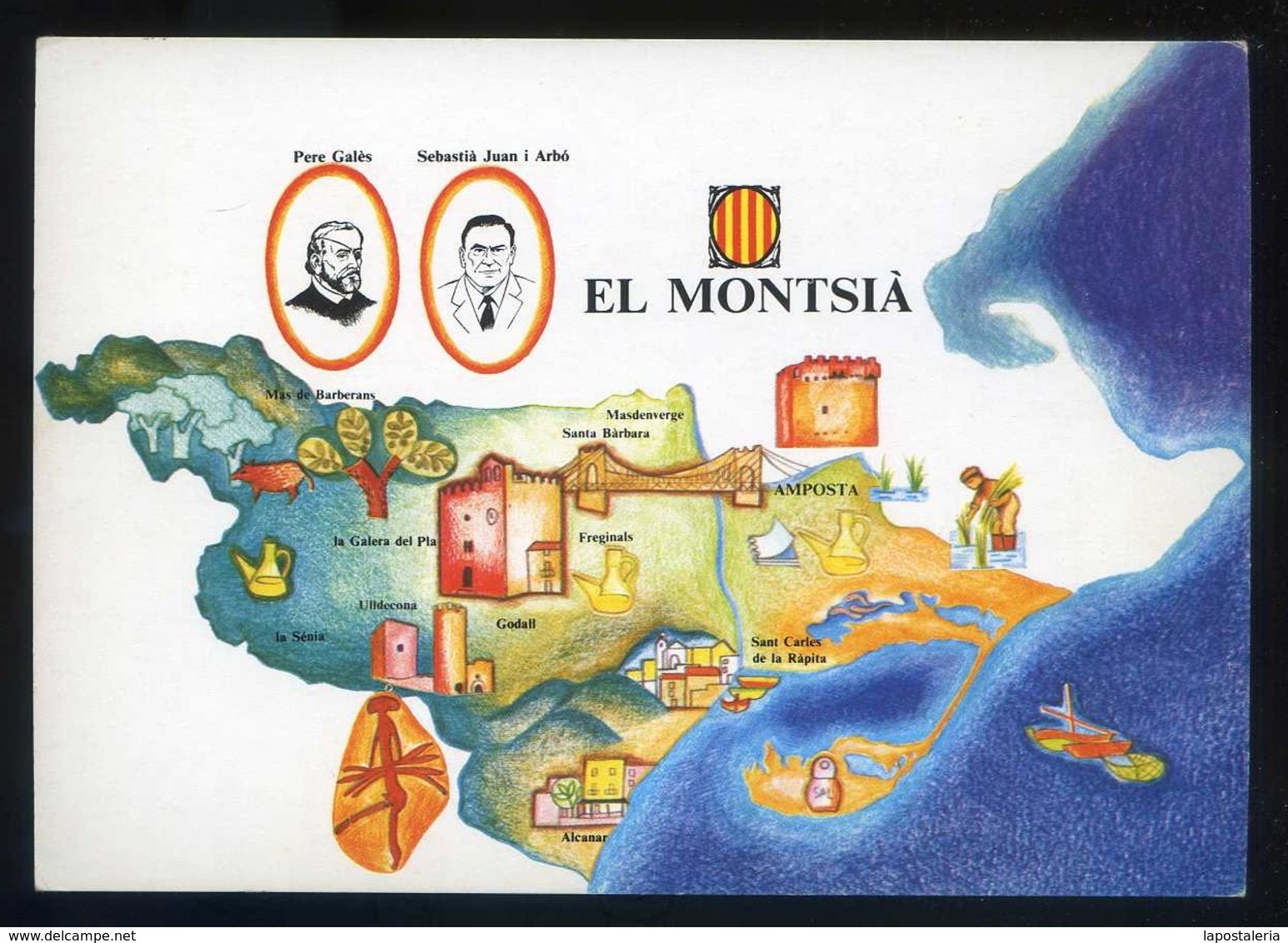 *El Montsià* CCC 1977. Campanya Identificació Del Territori. Nueva. - Mapas