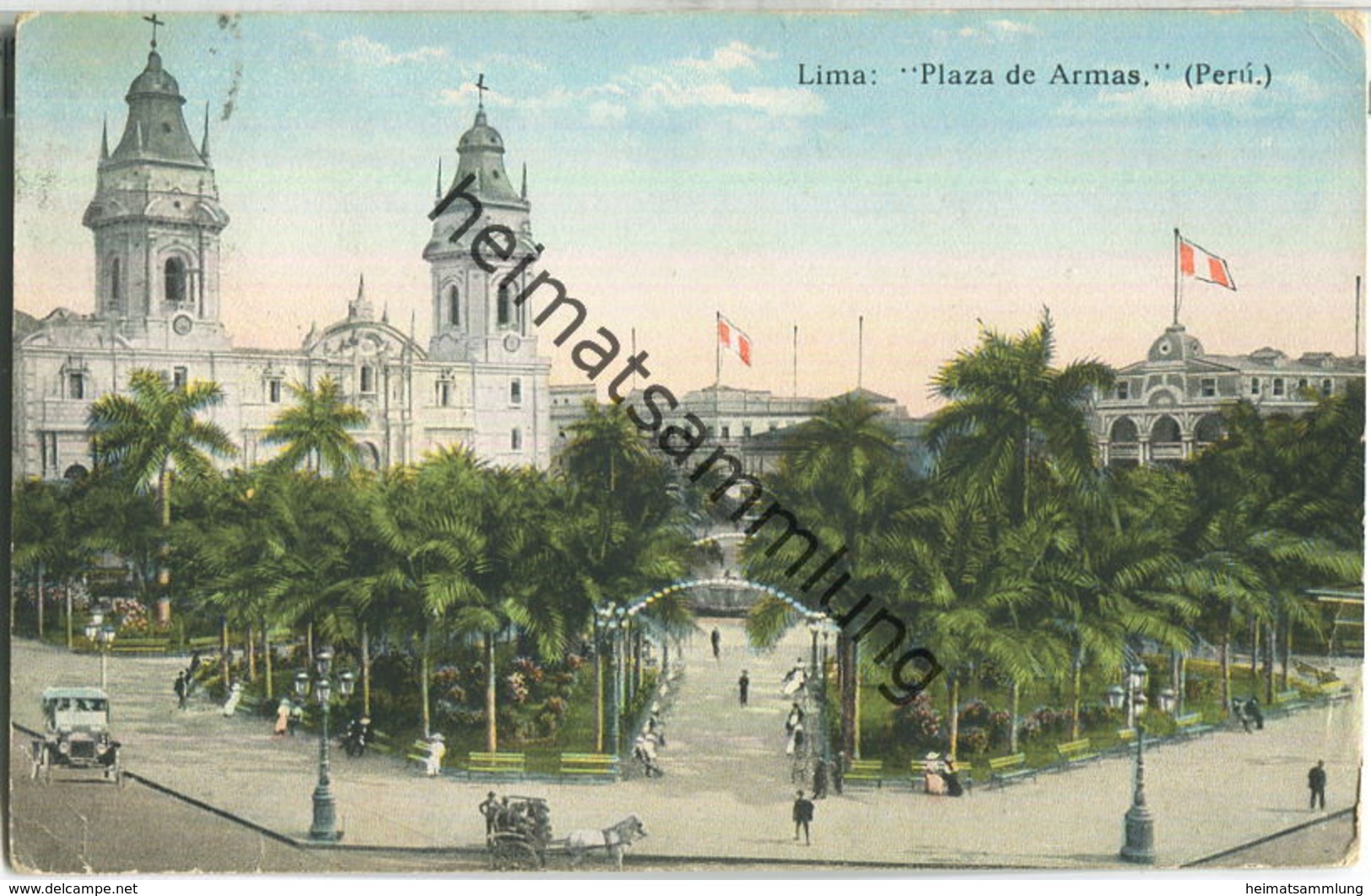 Peru - Lima - Plaza De Armas - Verlag Luis Sablich Callao - Peru