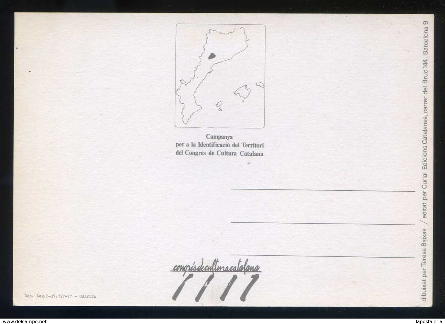 *Les Garrigues* CCC 1977. Campanya Identificació Del Territori. Nueva. - Mapas