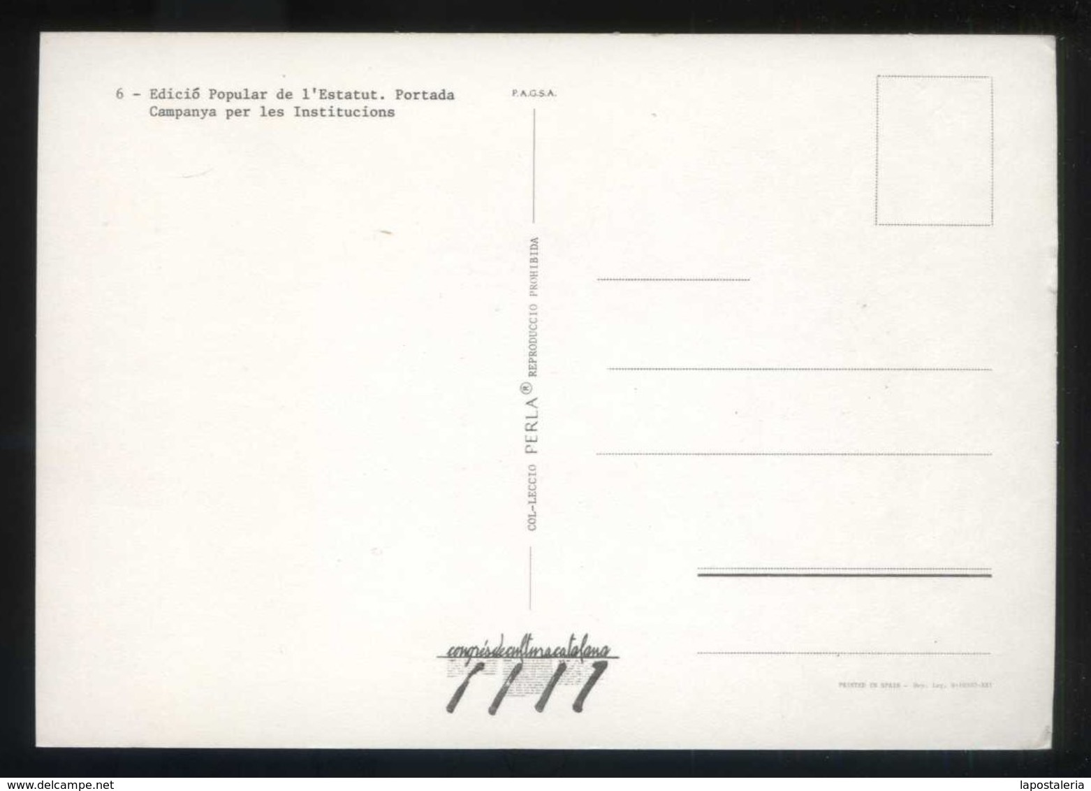 Catalunya. CCC 1977. *Campanya Llengua...* Lote 21 diferentes. Nuevas.