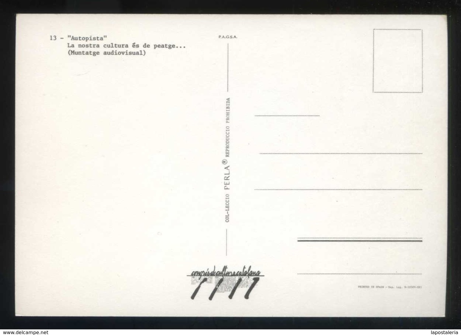 Catalunya. CCC 1977. *Campanya Llengua...* Lote 21 diferentes. Nuevas.